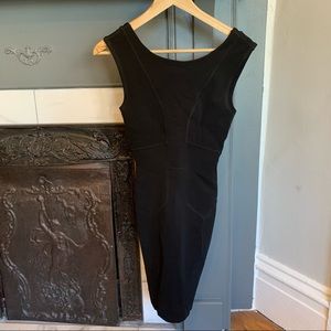 French connection fitted black dress